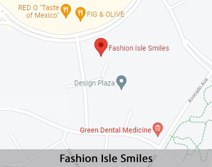 Map image for Adjusting to New Dentures in Newport Beach, CA