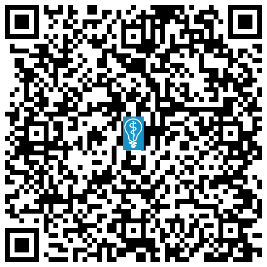 QR code image to open directions to Fashion Isle Smiles in Newport Beach, CA on mobile